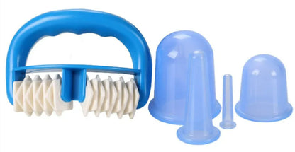 5pc Roller massager w/Vacuum Cupping Device