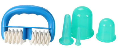 5pc Roller massager w/Vacuum Cupping Device
