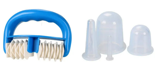 5pc Roller massager w/Vacuum Cupping Device