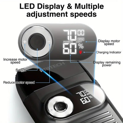 2-in-1 Men's Electric Foil and Bald Shaver