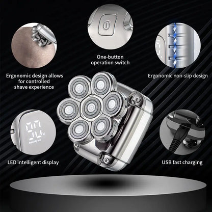 Rechargeable Bald Head Shaver for Men