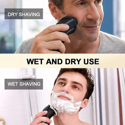 3-in-1 Men's Electric Razor with Trimmer and Shaver