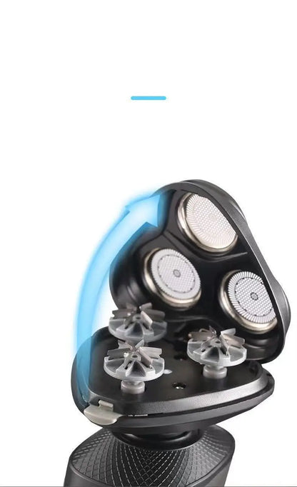 3-in-1 Men's Electric Razor with Trimmer and Shaver