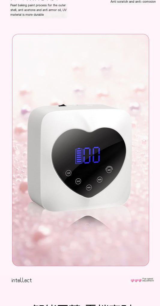 Wireless Nail Lamp with Rechargeable Lithium Battery